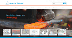 Desktop Screenshot of lakshmivacuum.com