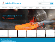 Tablet Screenshot of lakshmivacuum.com